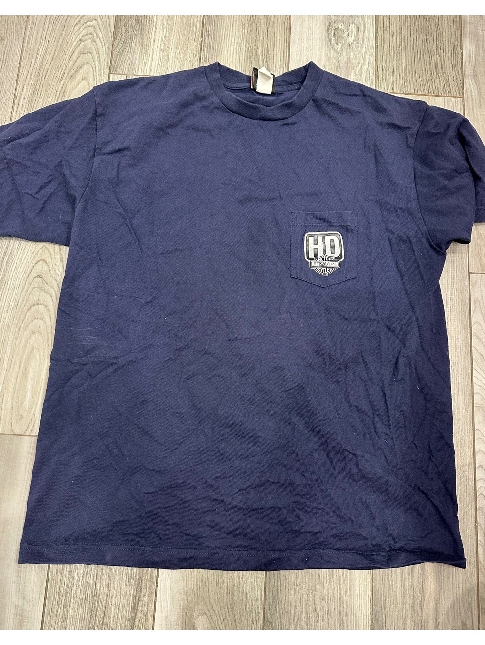 Harley-Davidson Orlando Florida USA Graphic T-Shirt 2X Navy Blue Cotton